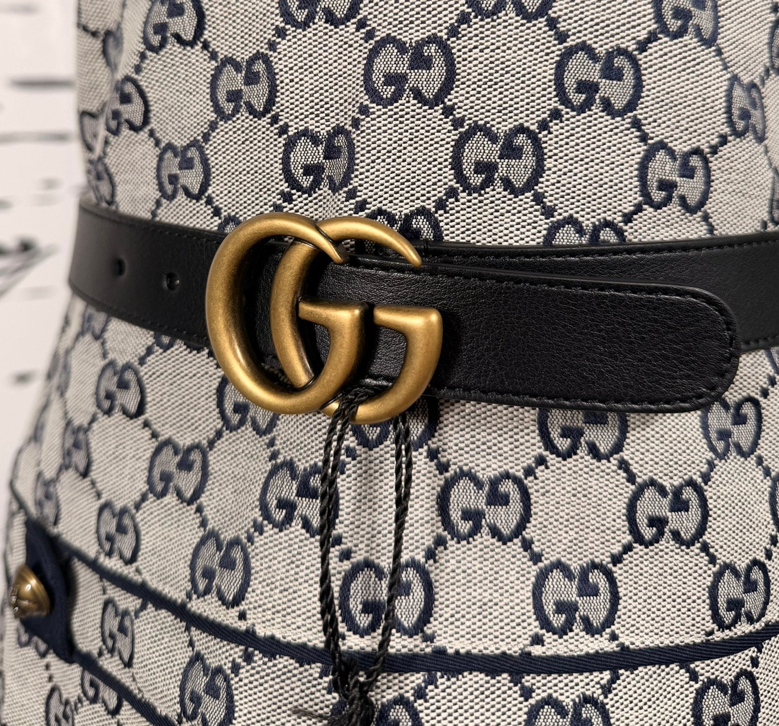 Gucci kids GG Marmont riem maat L NIEUW, Verzenden, Customercare@gucci.com, Verstelbaar, Zwart
