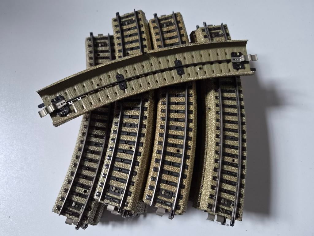 Marklin m rails bocht 5100, Wisselstroom, Gebruikt, Rails, Ophalen of Verzenden
