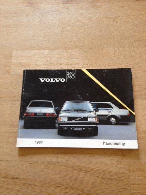 Volvo 340 360        Handleiding           1987           NL, Ophalen of Verzenden
