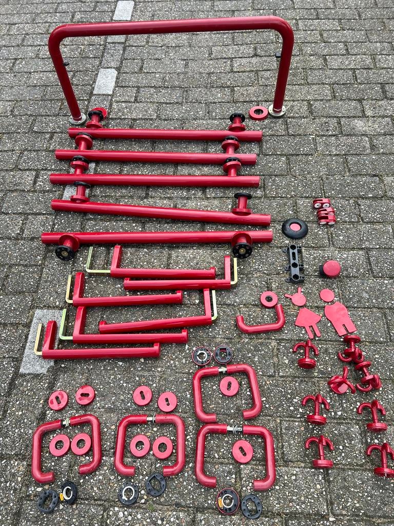 Hewi trapleuning, schappen, dragers, deurklinken, deurstop, Ophalen, Gebruikt, Overige materialen, Overige typen