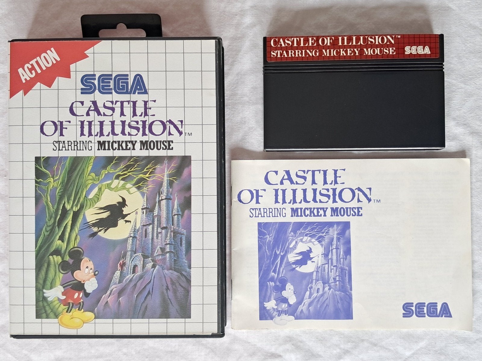 Castle of Illusion Mickey Mouse - SEGA Master System, Spelcomputers en Games, Games | Sega, Gebruikt, 1 speler, Eén computer, Ophalen of Verzenden
