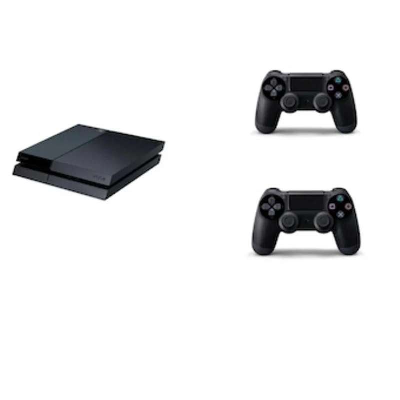 PS4 + 2 controllers + oplaadstation + 10 spellen, Spelcomputers en Games, Ophalen, Met 2 controllers, Original, 500 GB