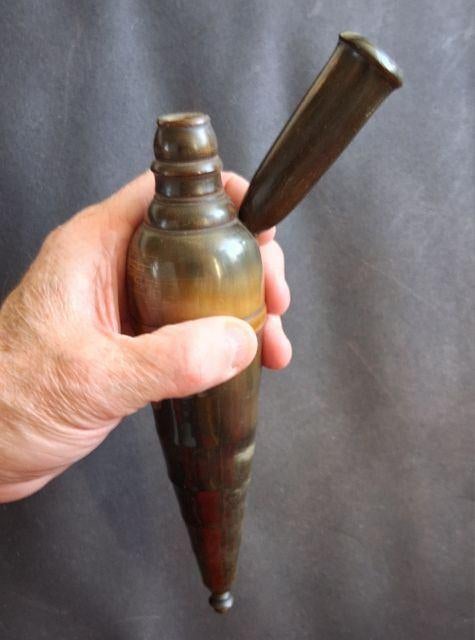 Antieke hoornen pijp (Stummel of schacht?), Ophalen of Verzenden, Gebruikt, (Water)pijp