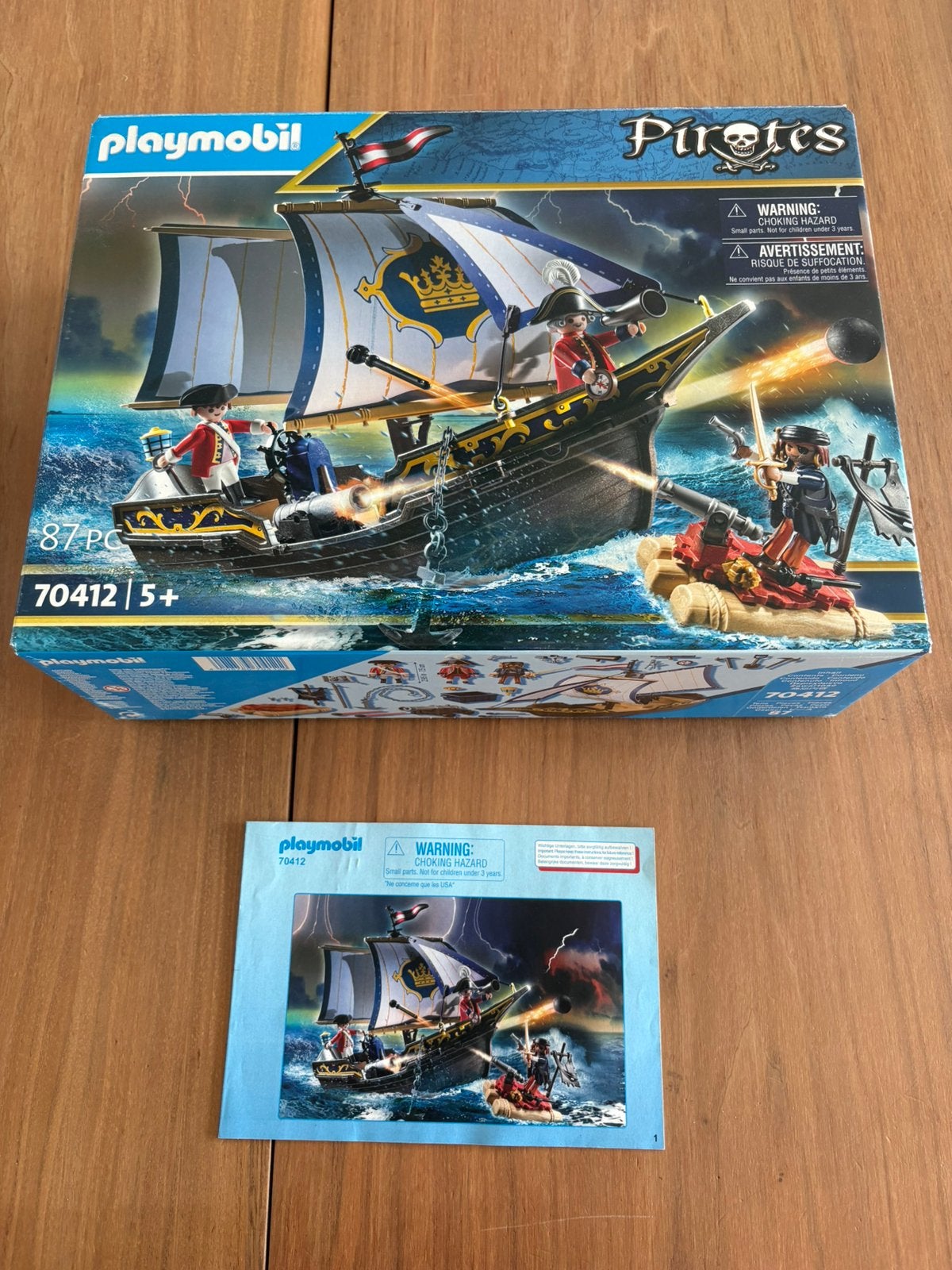 Playmobil piraten 70412 compleet, Ophalen, Pirates, Complete set, Zo goed als nieuw