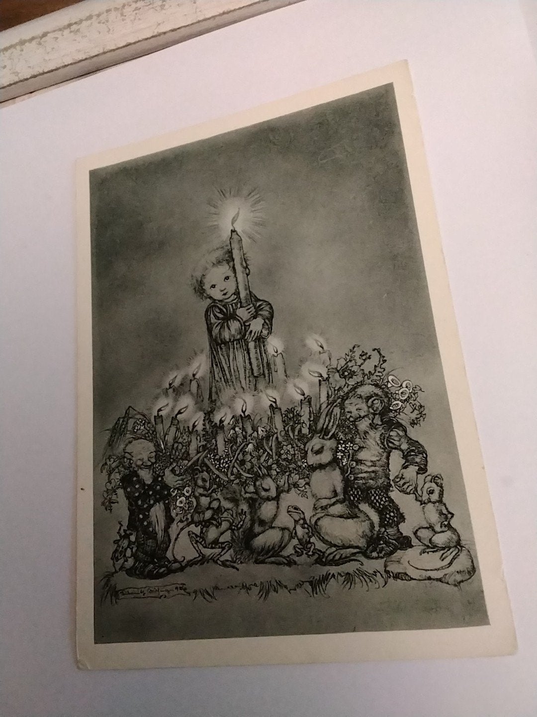 Sulamith Wülfing - The Birthday Candle - Ansichtkaart, Verzamelen, Ophalen of Verzenden, 1980 tot heden