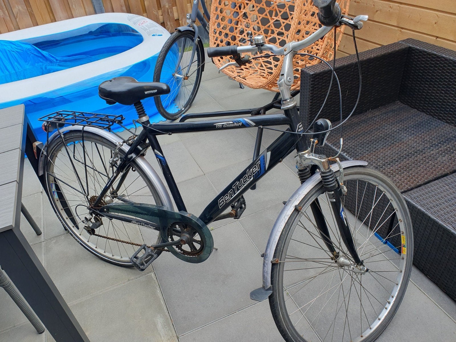 Herenfiets, Fietsen en Brommers, Fietsen | Heren | Herenfietsen, Ophalen, Gebruikt, Overige merken, Versnellingen