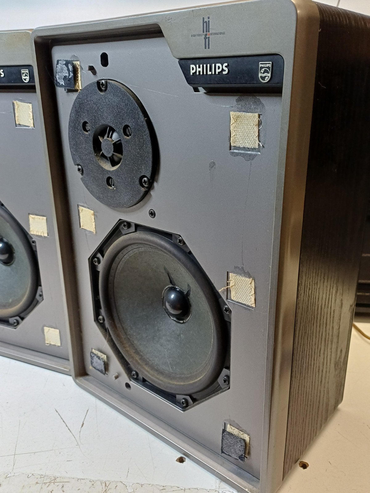 Philips 22AH462/0R full range luidsprekers jaren '70, Ophalen of Verzenden