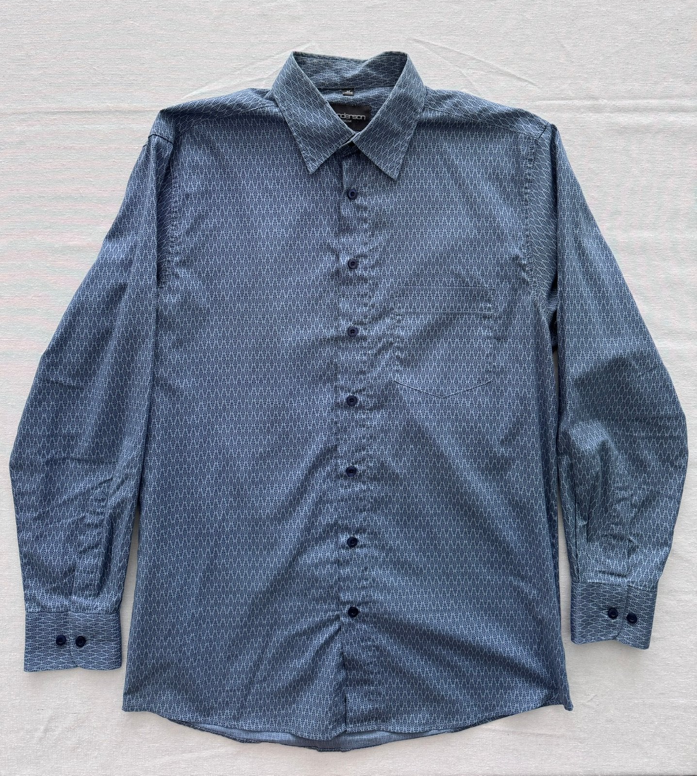 5 heren overhemden (M) - l No Excess, H&M, Jack & Jones, Ophalen of Verzenden, Zo goed als nieuw, Blauw