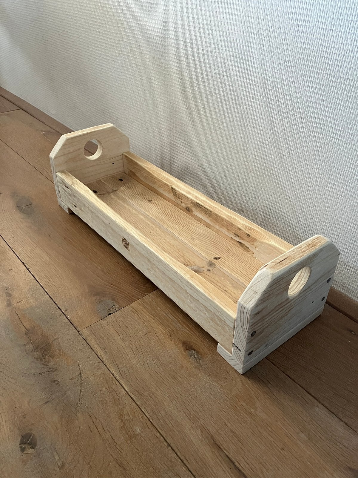 Stoer Handgemaakt Houten Kistje NIEUW, Ophalen of Verzenden, Nieuw, Hout
