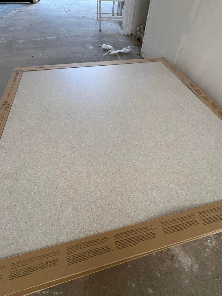 7 stuks 120x120 tegels VTWonen Noble Blanc +-10m2, Doe-het-zelf en Verbouw, Tegels, Ophalen, 60 cm of meer, Nieuw, 5 tot 10 m²
