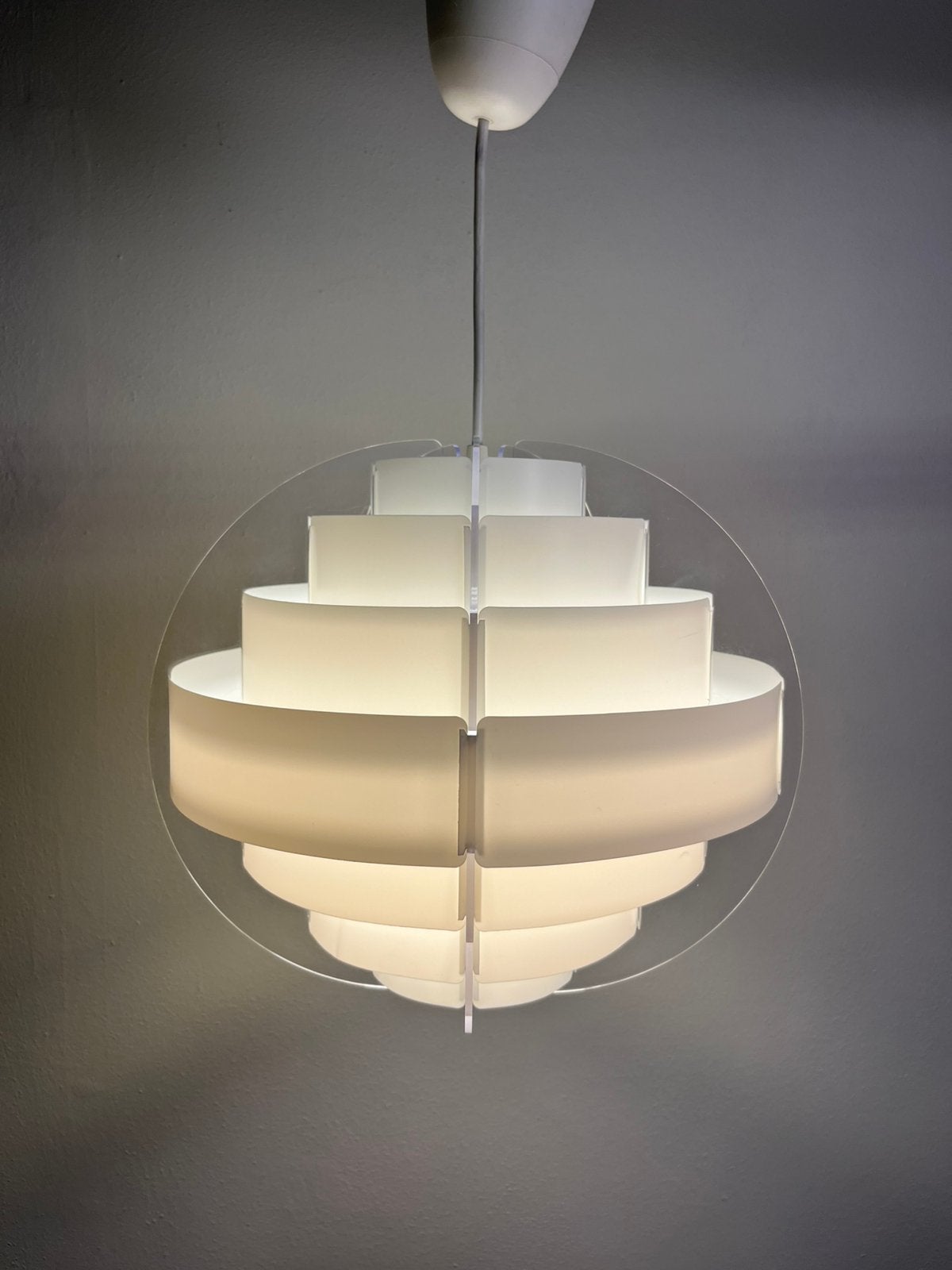 IKEA LAKENE hanglamp – Flemming Brylle – strips, Ophalen of Verzenden, Zo goed als nieuw, Kunststof