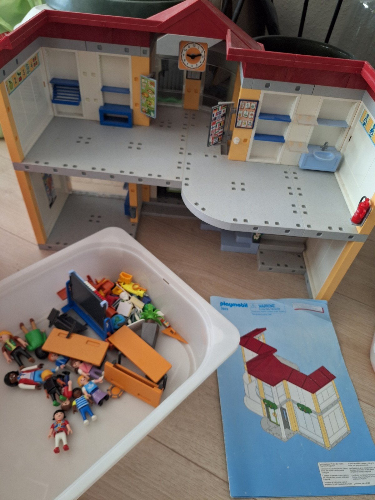 Playmobil School, Ophalen, Gebruikt, Complete set, Gebouw