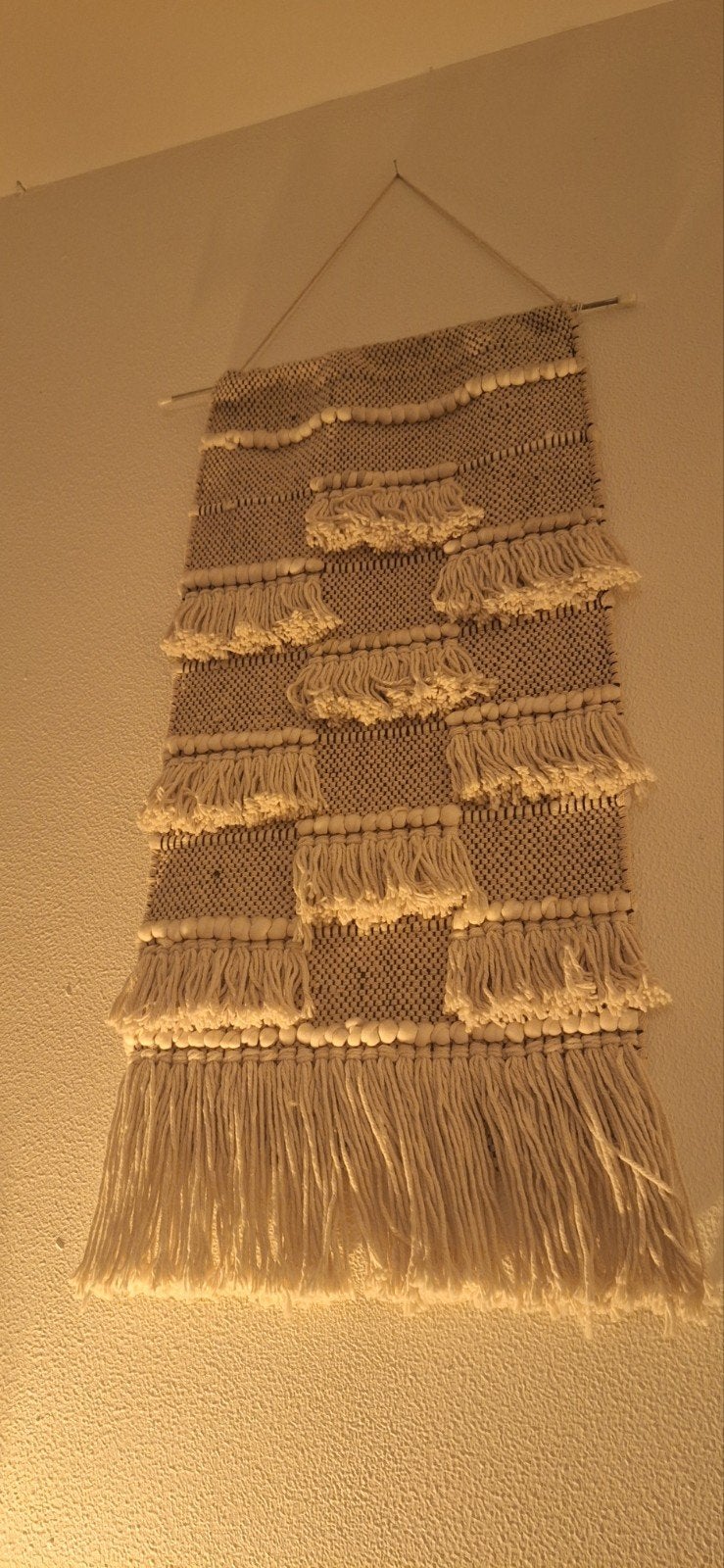 Macrame wandkleed, Ophalen of Verzenden, Zo goed als nieuw, 30 cm, 90 cm
