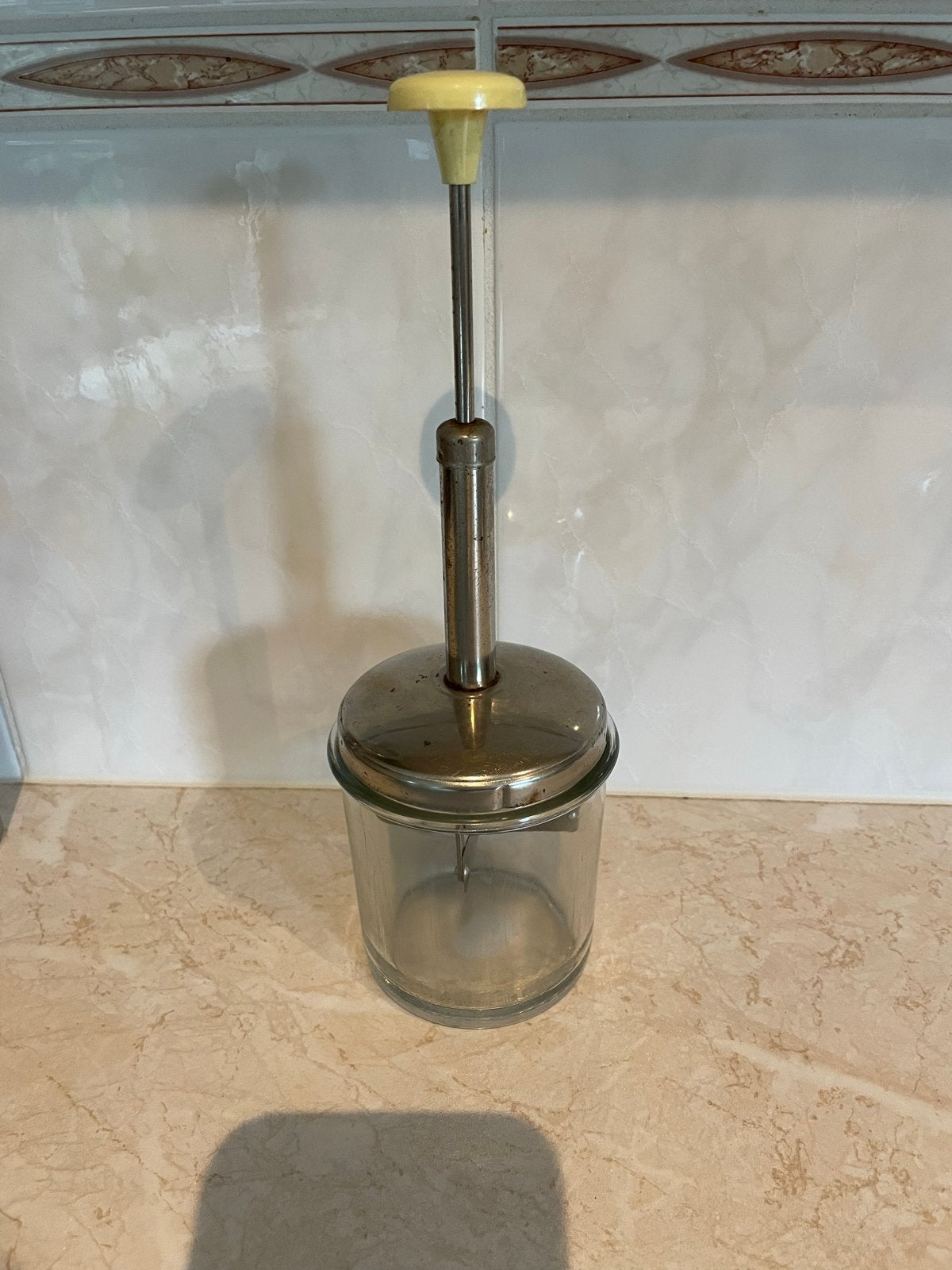 Vintage handmatige uienhakker / groentehakker – jaren '50/'6, Ophalen