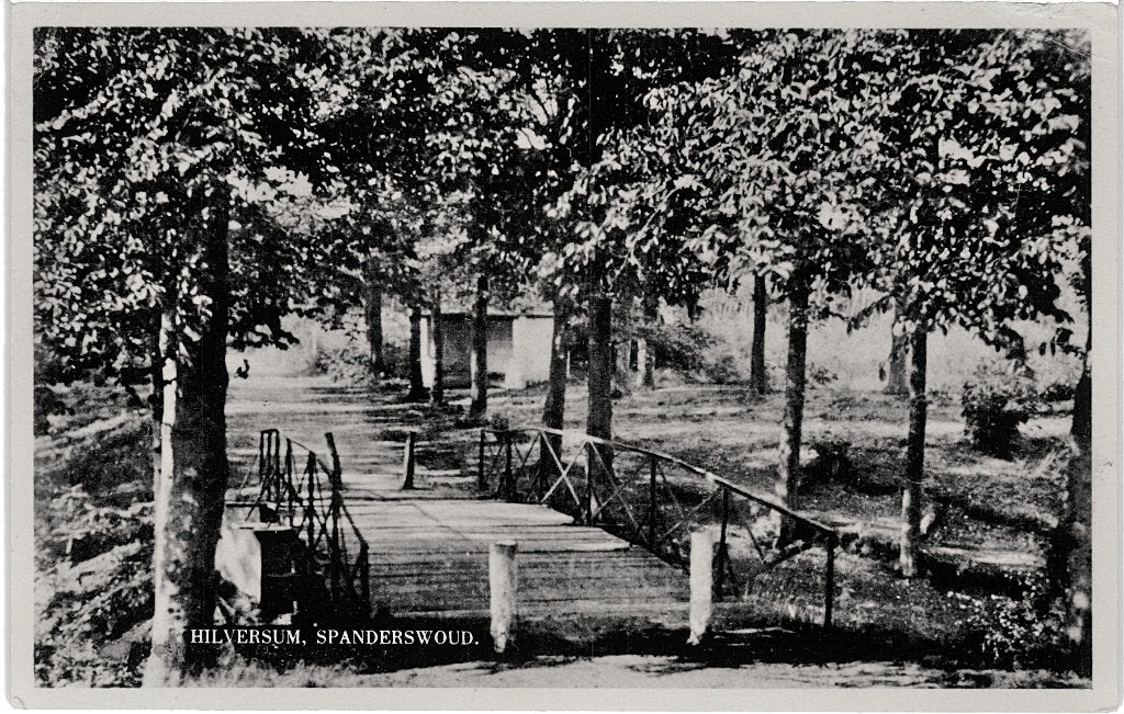 968173	Hilversum	Spanderswoud	1954	 	zegel verwijderd, Ophalen of Verzenden, 1940 tot 1960, Ongelopen, Noord-Holland