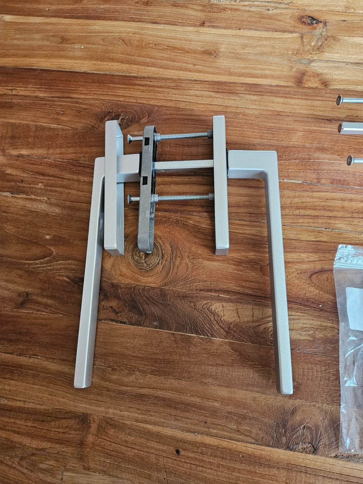 Diverse Hoppe sluitwerk set voor kunststof kozijn/schuifdeur, Ophalen, Gebruikt, Overige materialen, Klink of Kruk