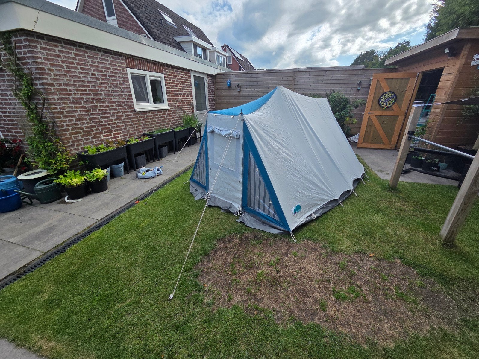 2,5 persoons japio tent , katoen, Ophalen, Gebruikt