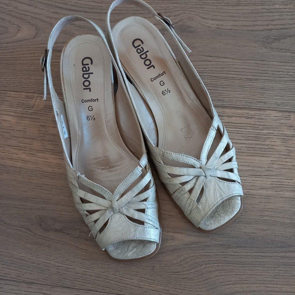 dames  Gabor zomersandaal, Beige, Gabor, Zo goed als nieuw, Sandalen of Muiltjes