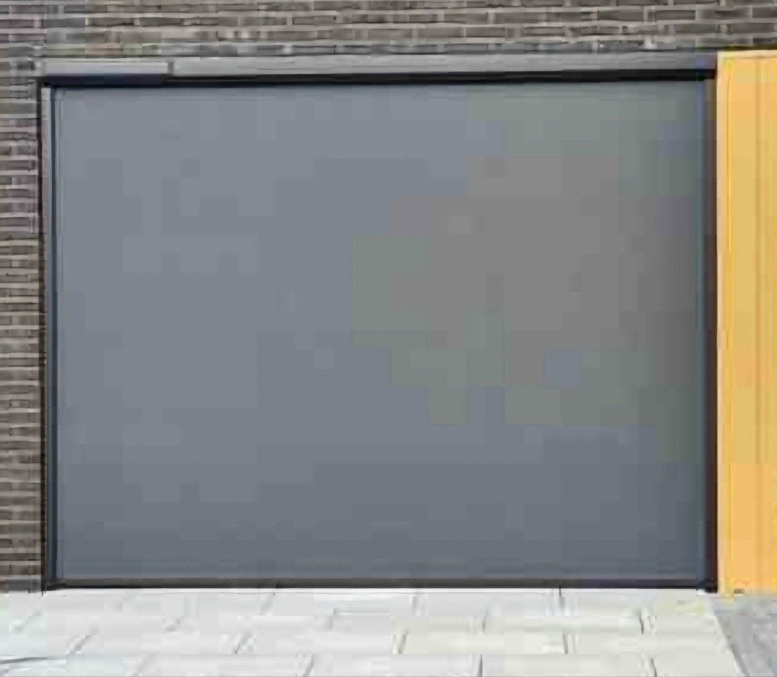 Zipscreen 265x189 met Somfy RTS motor en afstandsbediening, Ophalen, Elektrisch, Zo goed als nieuw, 150 tot 300 cm