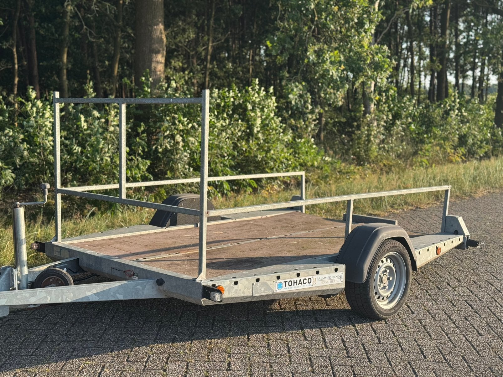 Tohaco motoraanhanger zakbare aanhanger machine transporter, Ophalen of Verzenden, Gebruikt