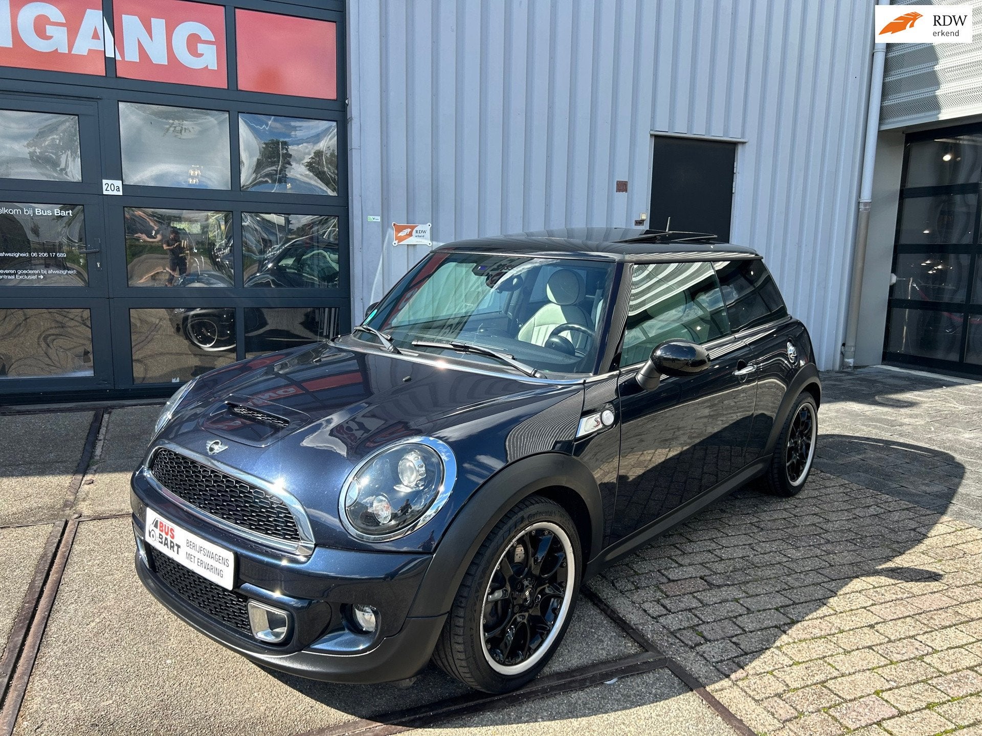 Mini 3-Deurs 1.6 Cooper S Westminster|Airco|Pano|Navi|Leder|, Euro 5, Gebruikt, Beige, 4 cilinders