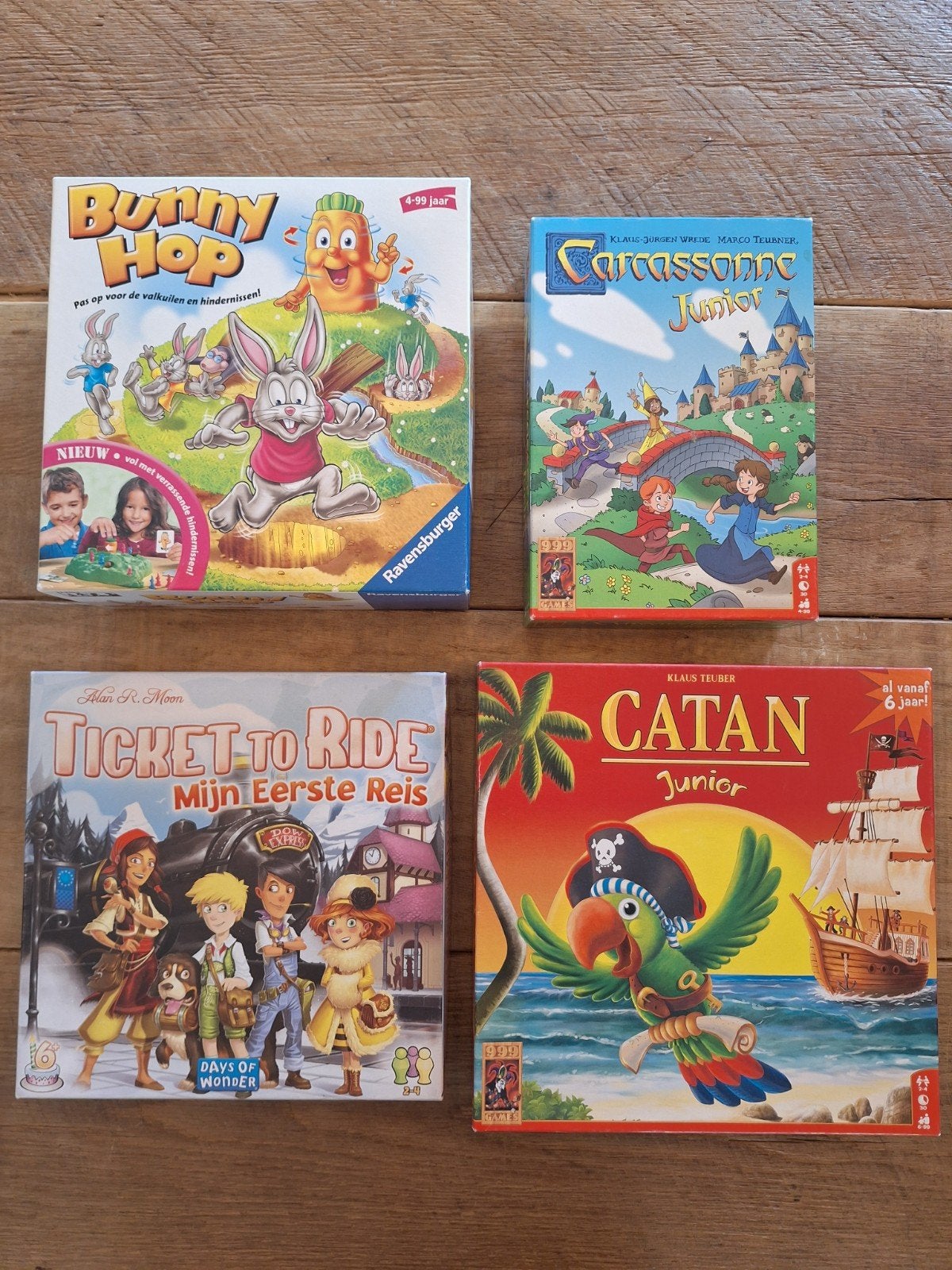 Kinder (bord)spellen, Drie of vier spelers, Ophalen, Zo goed als nieuw