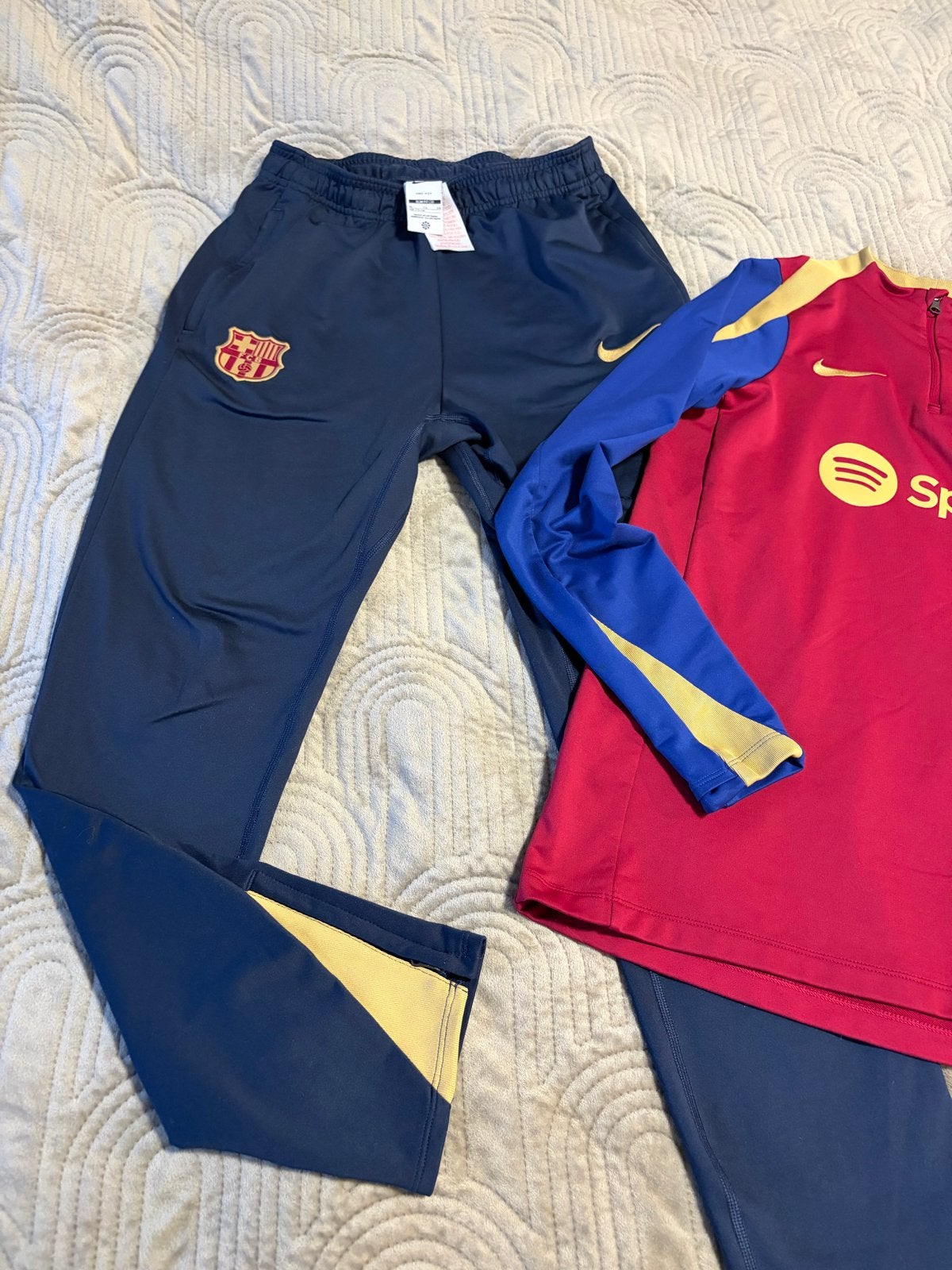 FC Barcelona Nike Dri-FIT Trainingspak - Maat XL (158-170 cm, Ophalen of Verzenden, Zo goed als nieuw, Meerkleurig