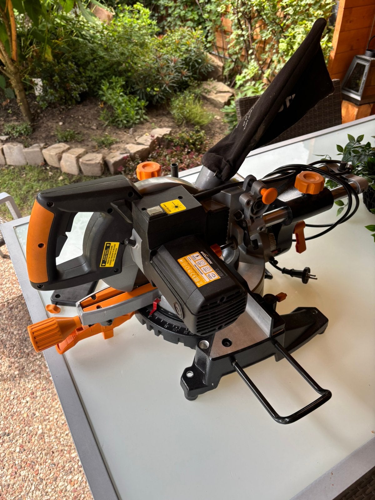 Afkortzaag hout/ metaal Evolution Rage3 S, Ophalen, Gebruikt, Afkortzaag, 30 tot 70 mm
