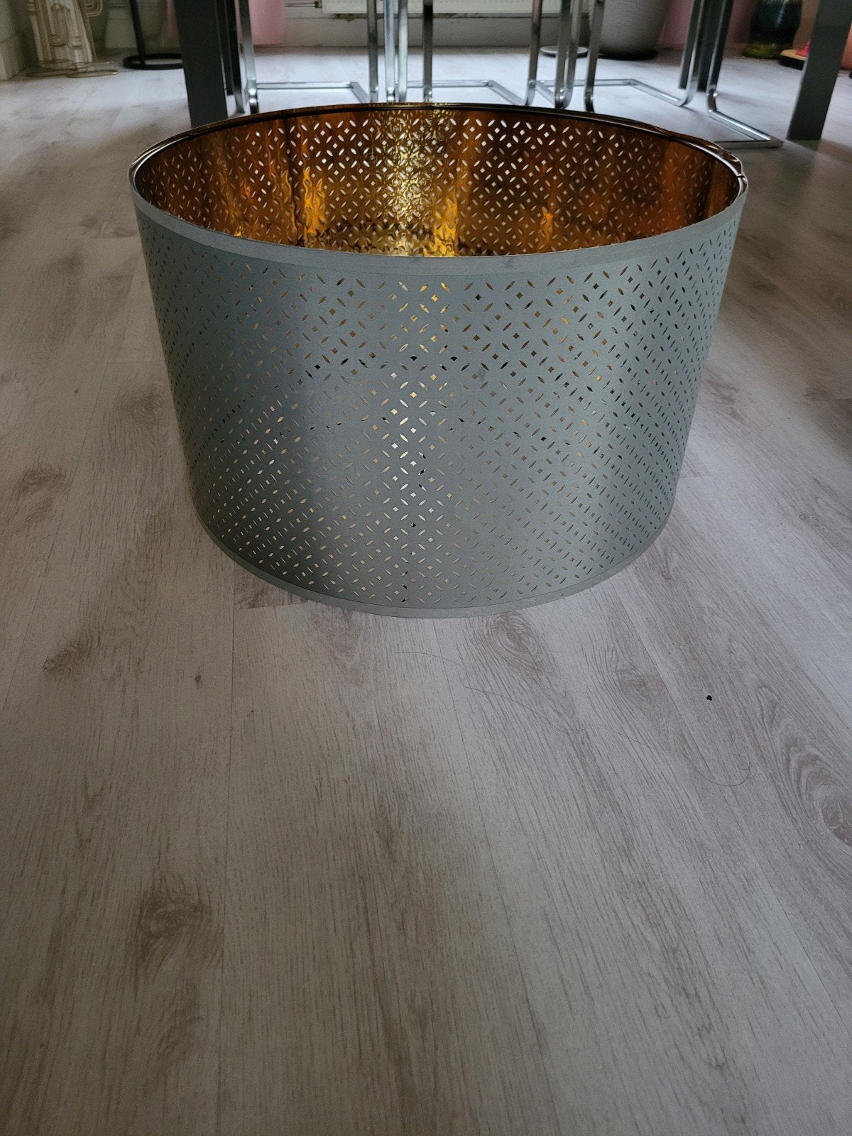 lampenkap 60cm breed., Ophalen, Gebruikt, Rond