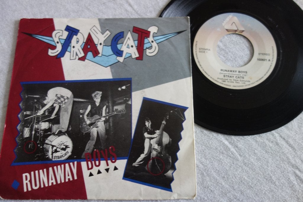 Single Stray Cats, Ophalen of Verzenden, Zo goed als nieuw, 7 inch, Pop