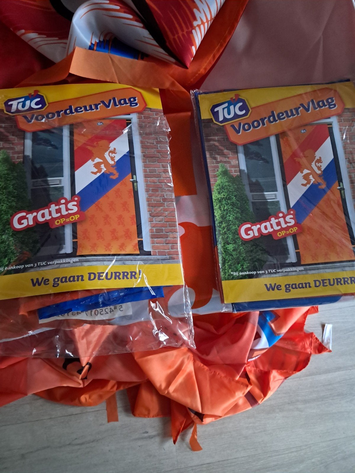 Deurvlag Nederland wk, Ophalen of Verzenden, Nieuw