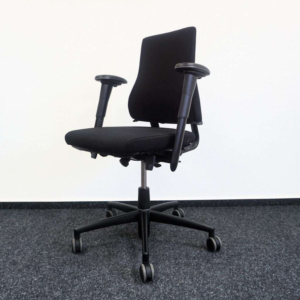 BMA Axia 2.2 Hoge Rug Bureaustoel |  Gestoffeerd | Zwart, Gebruikt, -, Zwart, -