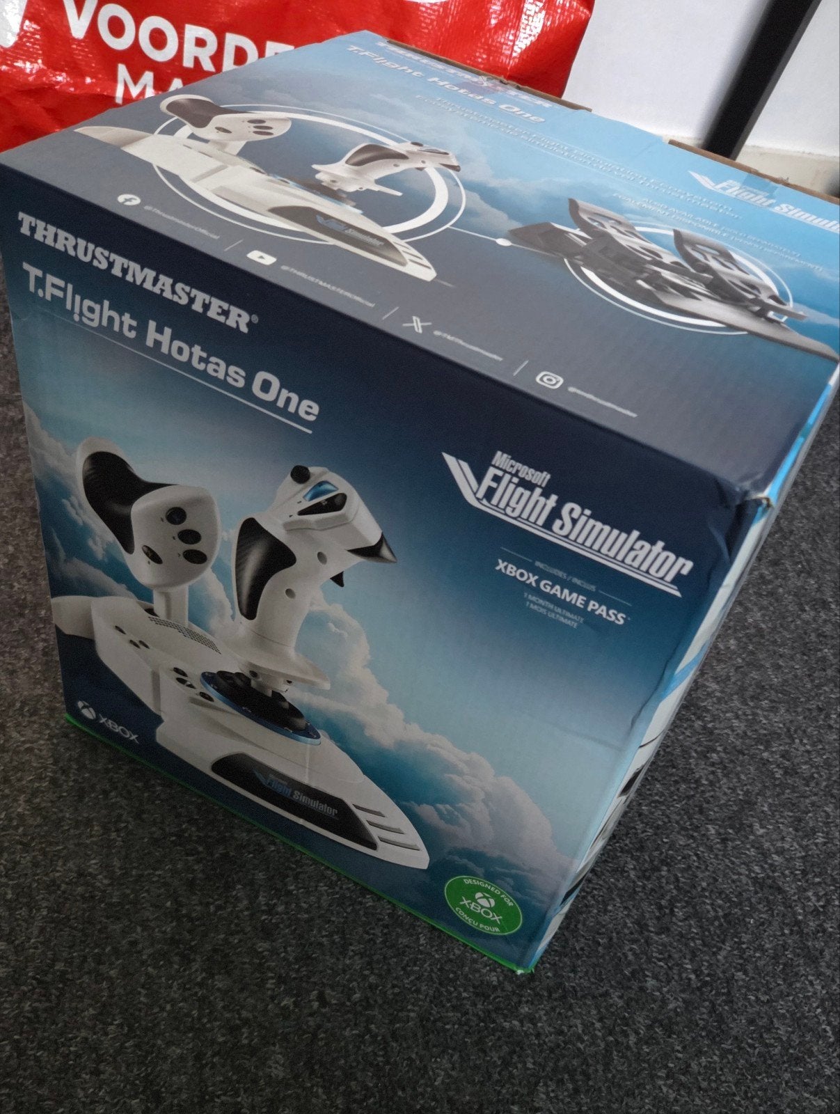 Thrustmaster T.Flight Hotas One voor Xbox en PC, Computers en Software, Joysticks, Ophalen of Verzenden, Zo goed als nieuw, Thrustmaster