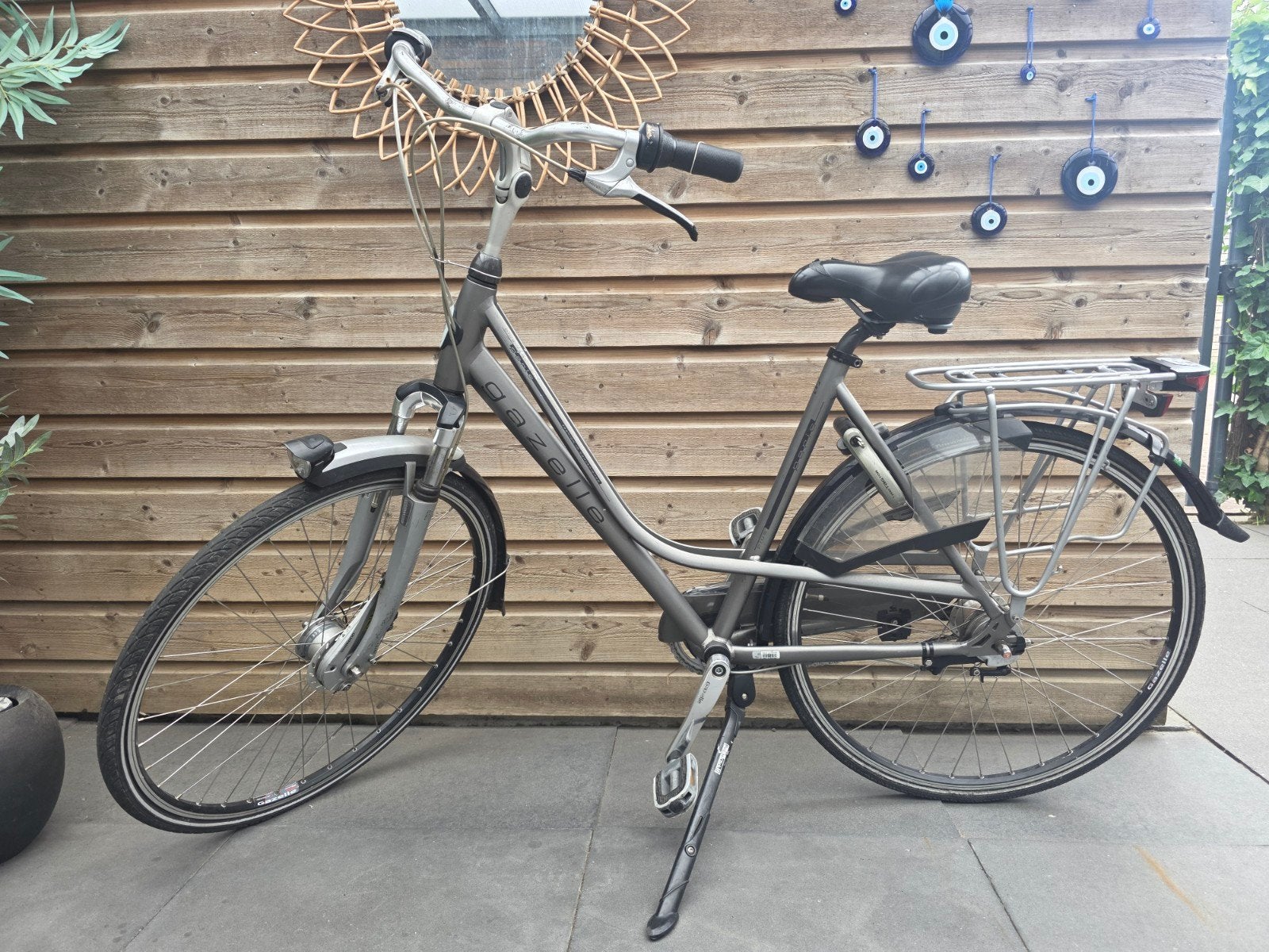 Gazelle damesfiets - Goede staat, Fietsen en Brommers, Fietsen | Dames | Damesfietsen, Ophalen, Velgrem, Versnellingen, Gazelle
