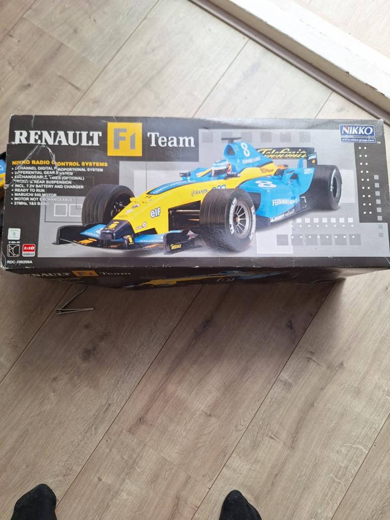 Nikko RC Renault F1 Team Fernando Alonso - Zo goed als nieuw, Elektro, Ophalen of Verzenden, Zo goed als nieuw, Auto onroad