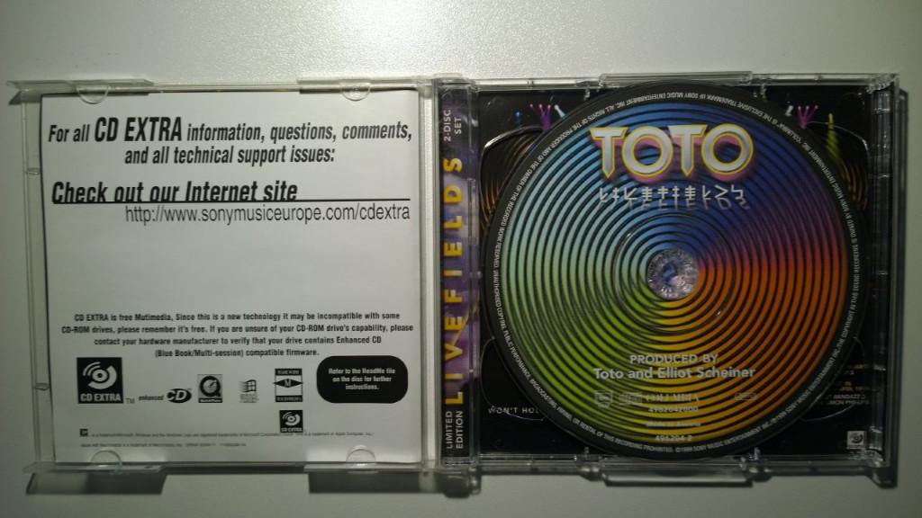 Toto - Livefields (1999 Live), Ophalen of Verzenden, Zo goed als nieuw, Poprock