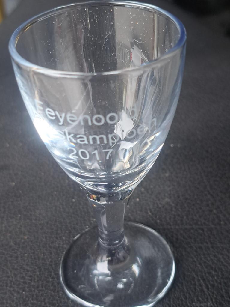 Borrel glaasje Feijenoord kampioen 2017, Verzamelen, Ophalen of Verzenden