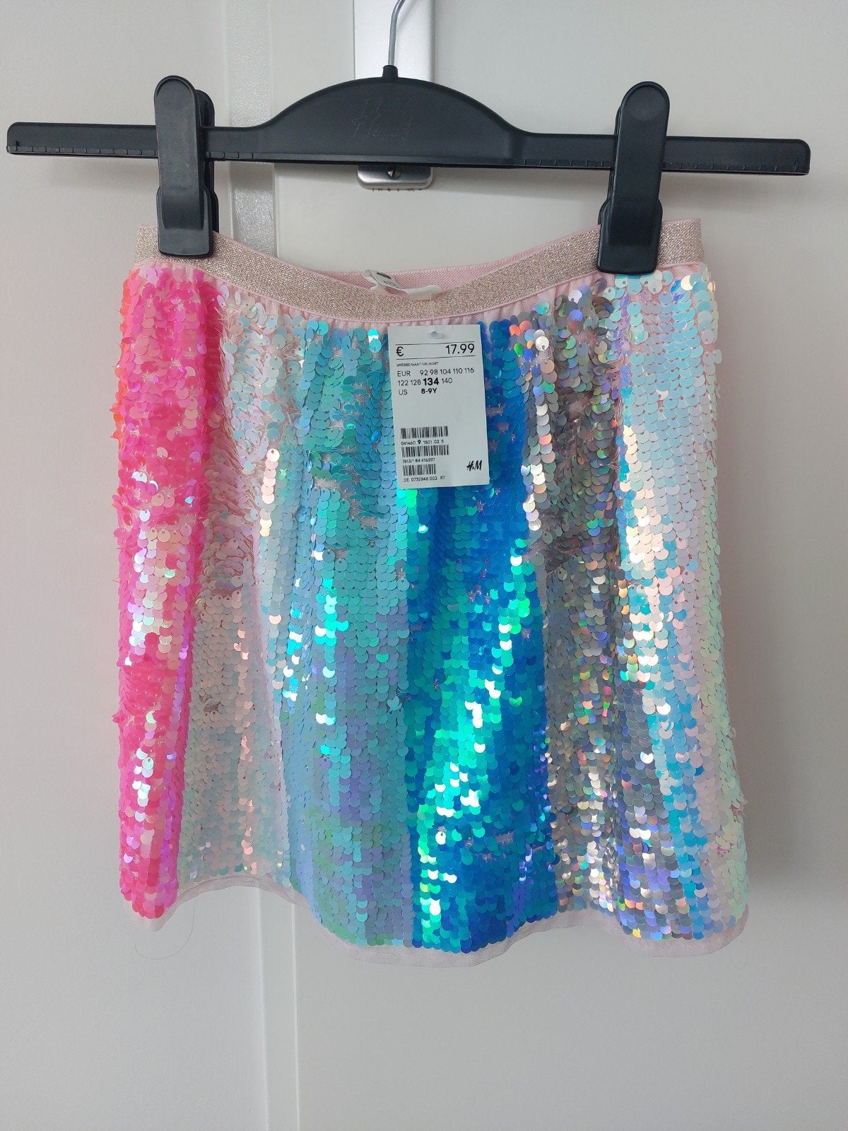 H&M pailletten rok - maat 134, Ophalen of Verzenden, Nieuw, H&M, Meisje
