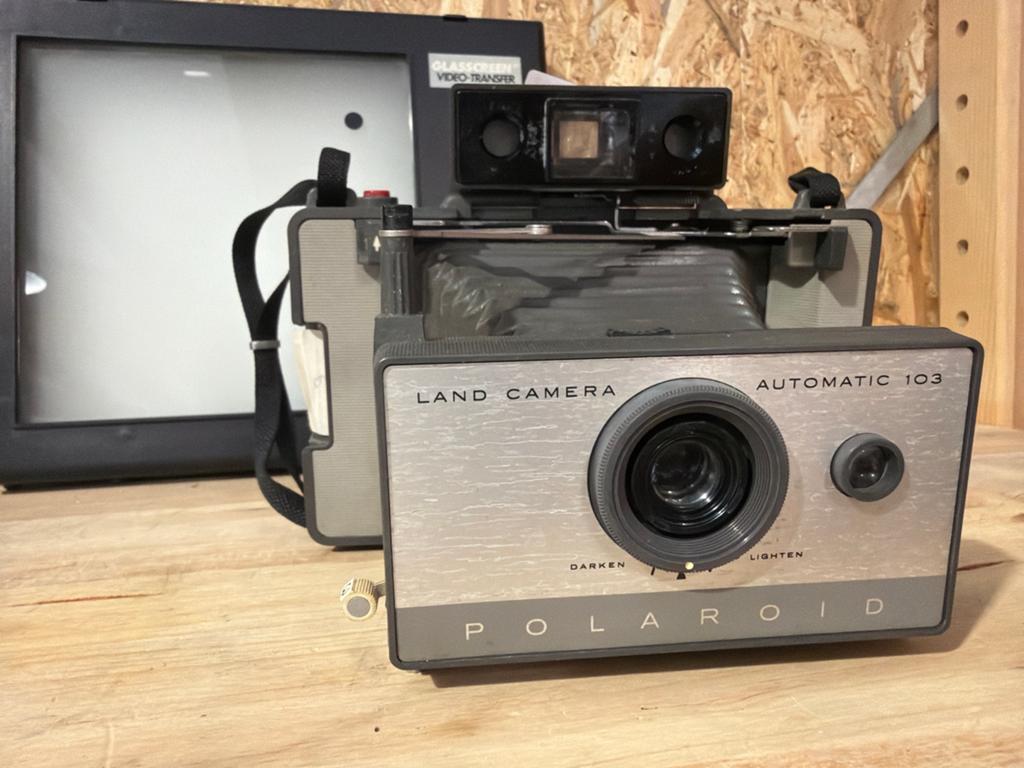 Polaroid Land Camera Automatic 103 - Vintage Instant Camera, Ophalen of Verzenden, Gebruikt, Polaroid