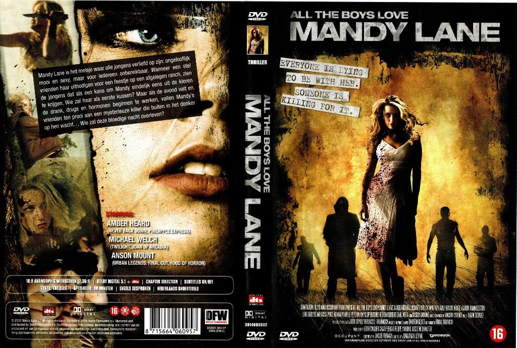 All the boys love Mandy Lane, Vanaf 16 jaar, Ophalen of Verzenden, Zo goed als nieuw, Actiethriller