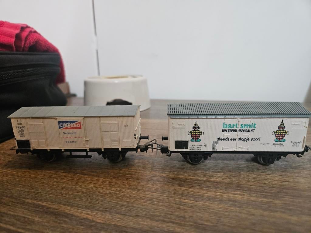 2 x piko wagons, Ophalen, Gelijkstroom, Wagon, Piko