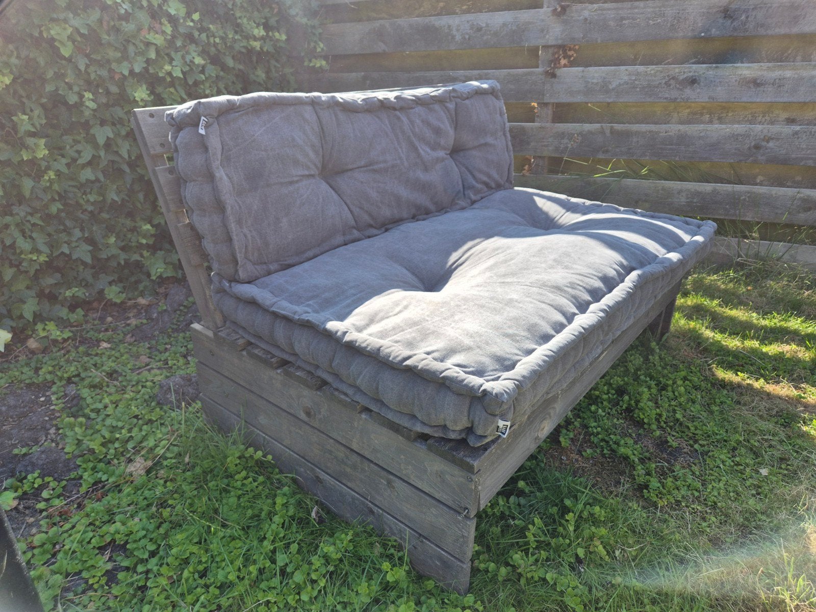 Pallet bankje met kussens - Karwei, Ophalen, Hout