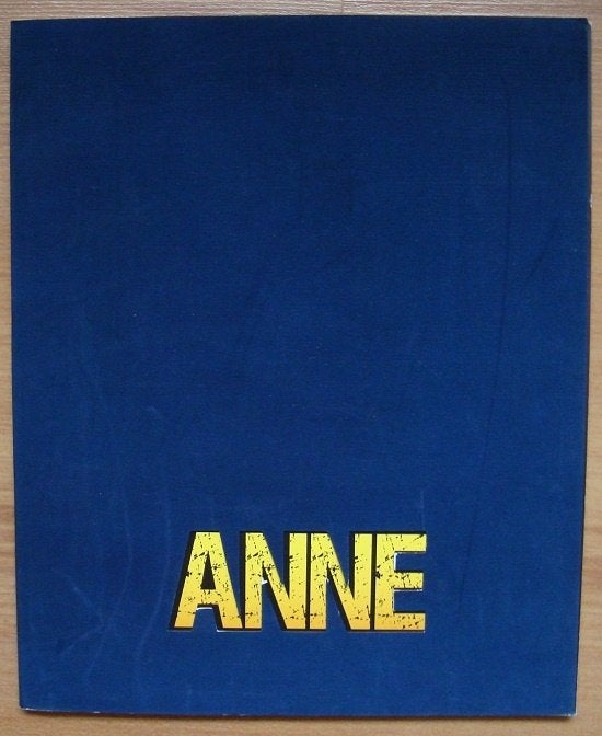 ANNE (Frank) programmaboek van het Nationaal Toneel, Ophalen of Verzenden, Gelezen, Toneel