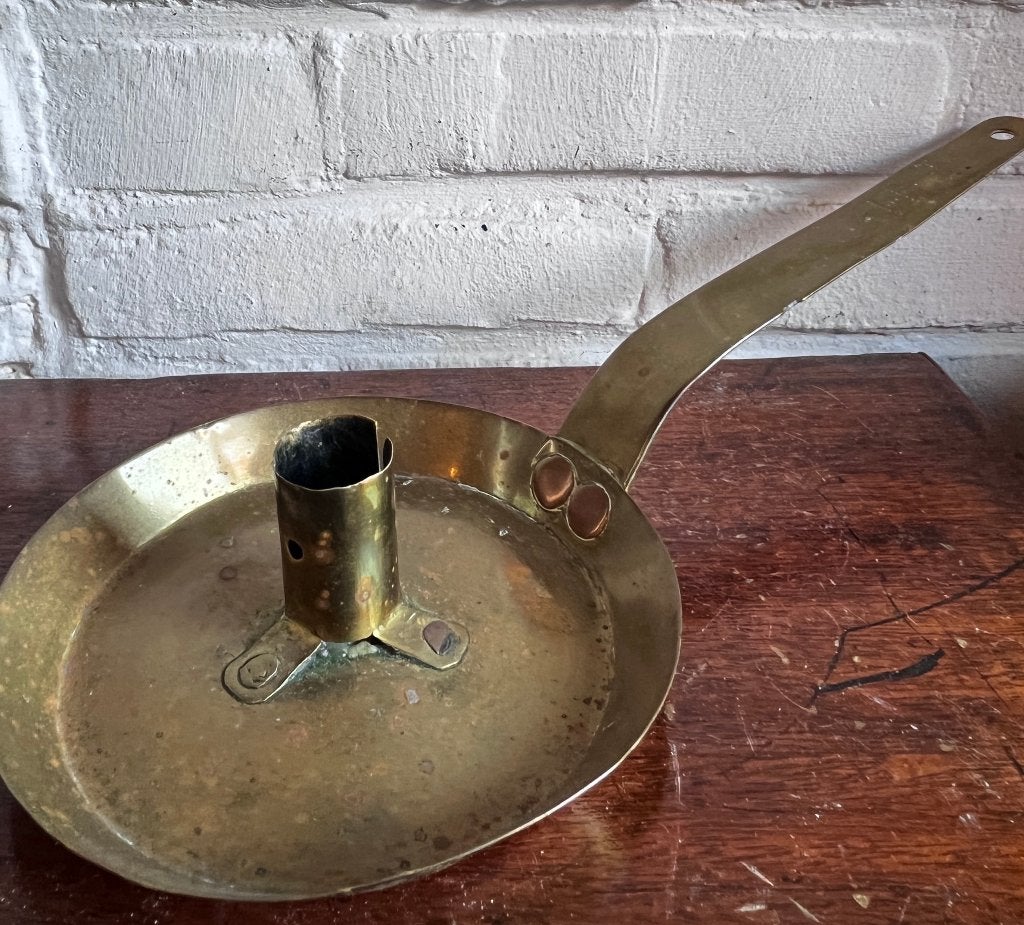blaker met handgreep, messing en koper, Ophalen of Verzenden, Koper of Brons