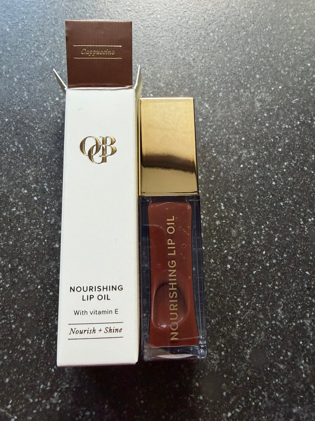 OGB Olcay Gulsen Beauty Nourishing Lip Oil Cappuccino, Lippen, Bruin, Verzenden, Nieuw