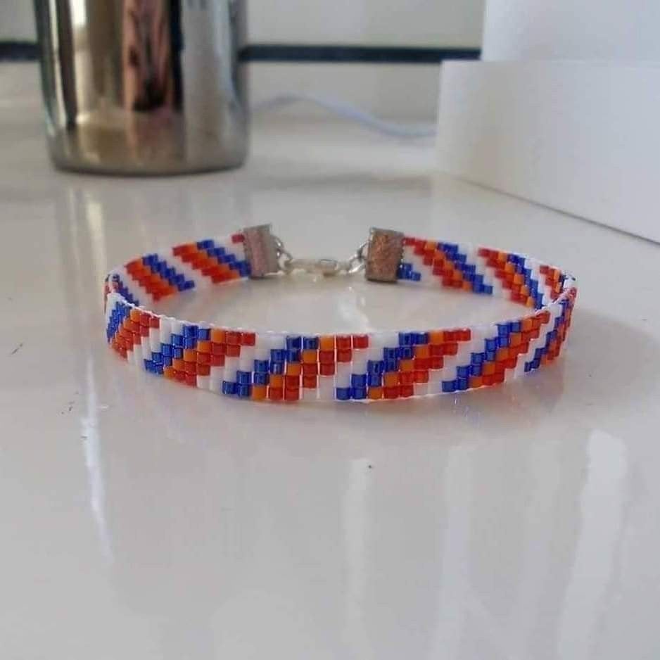 Miyuki delica geweven kralen armband Nederland, Overige materialen, Overige kleuren, Verzenden, Nieuw