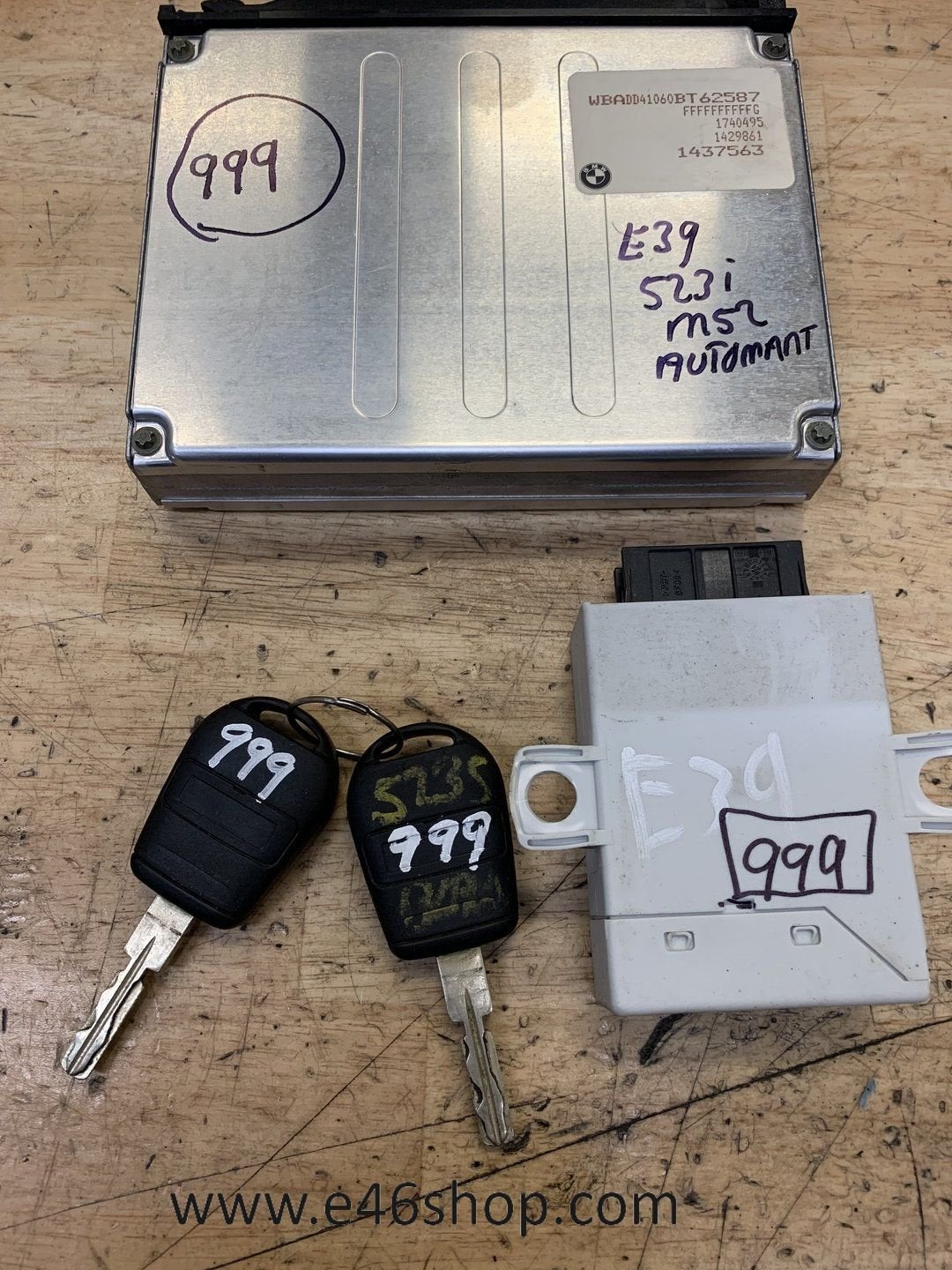 ECU BMW E39 523I AUTOMAAT 1437563, Auto-onderdelen, Elektronica en Kabels, Gebruikt, -, -, Ophalen of Verzenden