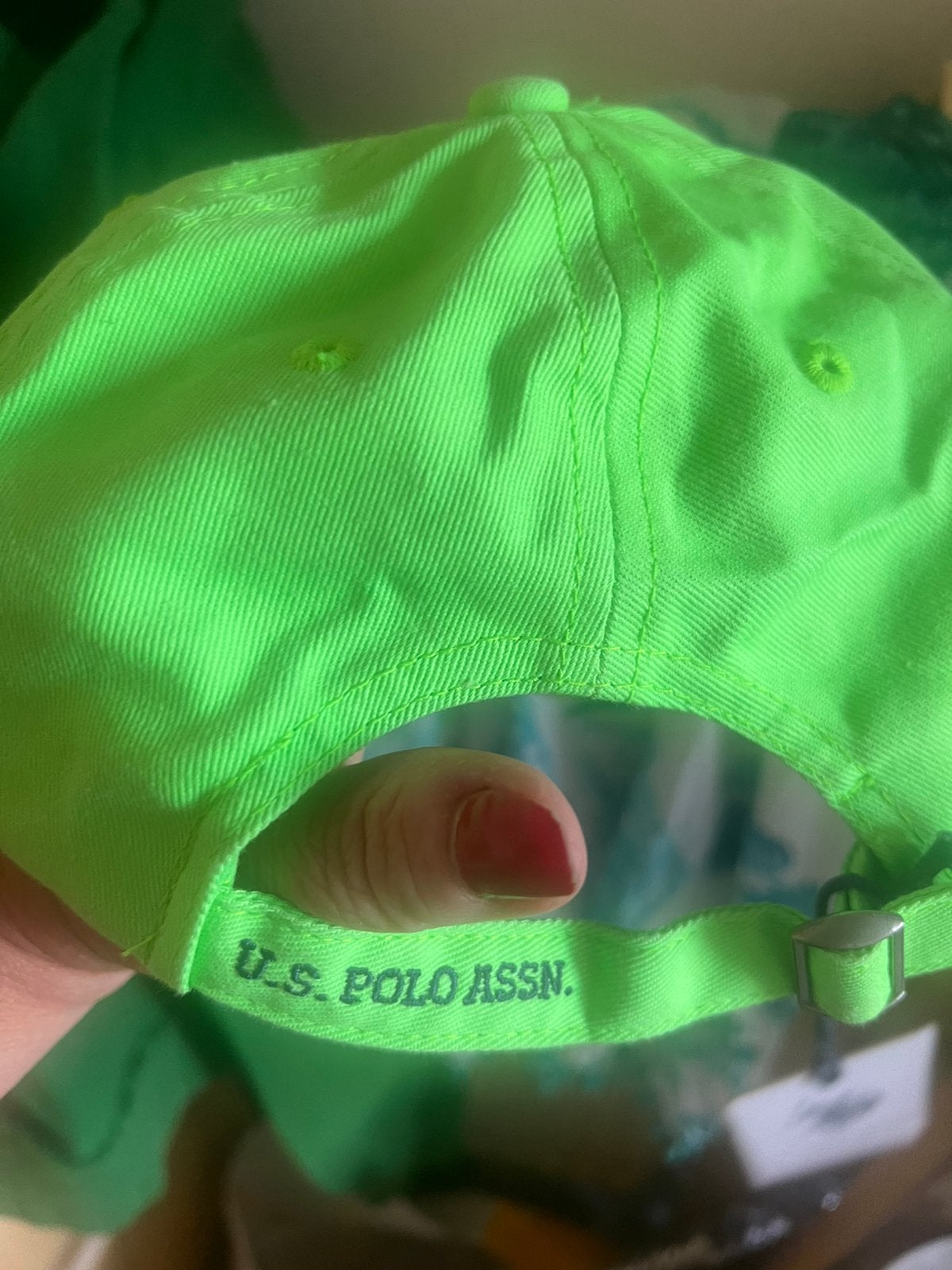 NEW- The US Polo Assn. Cap Color Limited Ed. 344 Neon Green, Verzenden, Nieuw