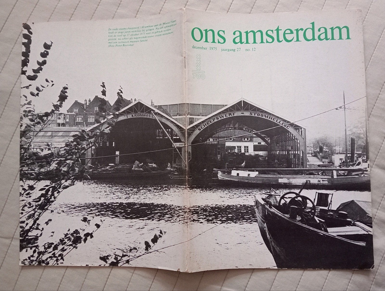 Ons Amsterdam - December 1975, Ophalen of Verzenden, Gelezen, Overige typen