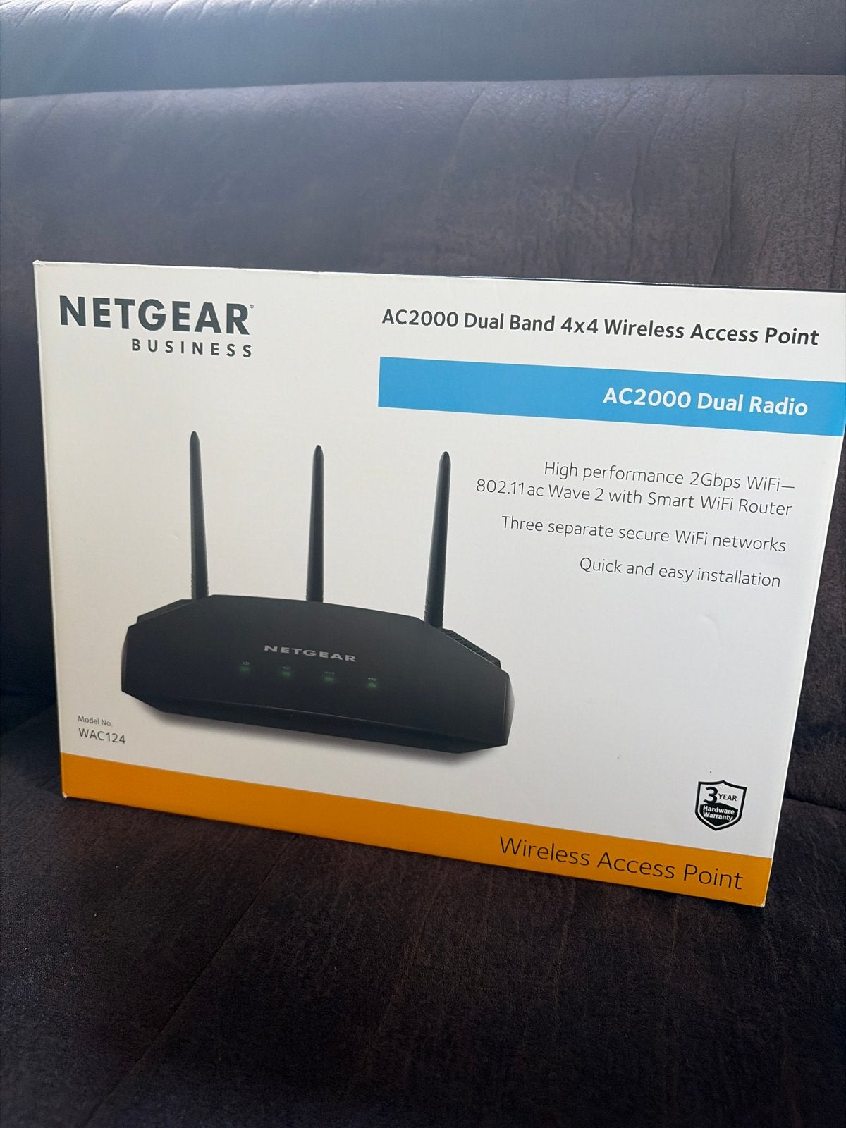 Netgear AC2000 Dual Band Wireless Access Point WAC124, Ophalen of Verzenden, Nieuw, Router